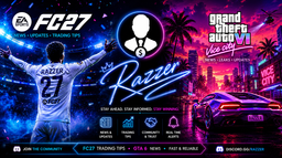 Razzer FC27 x GTA6 Discord Server Banner
