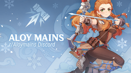 Aloy Mains ✦ Genshin Impact Discord Server Banner