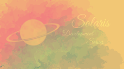 Solaris Development Discord Server Banner