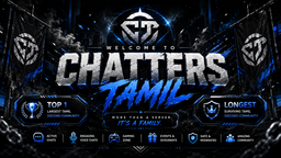 Chatters Tamil Discord Server Banner