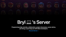 Bryl ๐ป's server Discord Server Banner