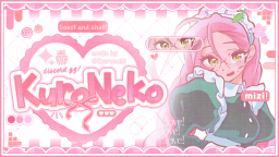 (`・ω・)ノ🌸 ៸៸ /kuroneko Discord Server Banner