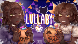 🎃 lullaby !Art ✦ Emotes ✦ Giveaways ✦ ROBLOX ✦ Social ✦ Diaries ✦ Royale High Discord Server Banner