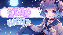 、 🌙 . Star Night Discord Server Banner