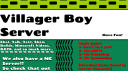 Villager Boy's server Discord Server Banner