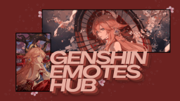 🌸Genshin Emotes Hub Discord Server Banner