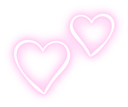 5792nonanimatedneonhearts emoji