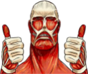 aotThumbsUpColossusTitan emoji