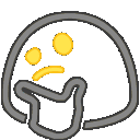 BlobThinkneon emoji