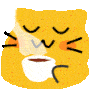 BlobCatHotSip emoji