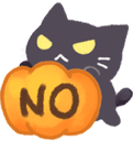 SH_PumpkinCatNo emoji