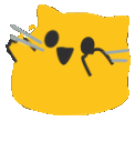 YTexcitedcatblob emoji