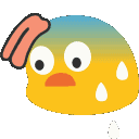 blobanimatedhypersweat emoji