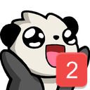 PE_PandaDoublePing emoji