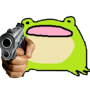 YAIFrog_Gun emoji