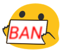 Blob_Ban_sign emoji
