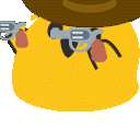 X_blobcowboygun emoji