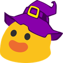 blobpurplewitchhat emoji