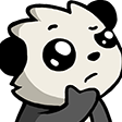 pandathinking emoji