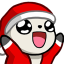 christmasPandaHappy emoji