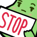 greenblobstop emoji