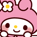 sanrio_mymelod_watch_happy_smile emoji