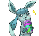 pokemon_GlaceonSip emoji