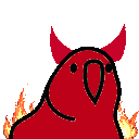 blob_devil_parrot_evil_fire_hell emoji