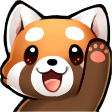 RedPandaWaveHi emoji