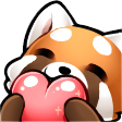 RedPandaHeart emoji