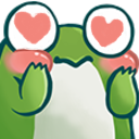 frog_blush emoji