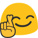 emojiblobfingerscrossed emoji