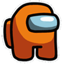 AmongUsOrangeDance emoji