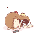 cute_bored emoji