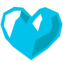 google_blueheart_blob emoji