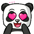 panda_love_animated emoji