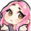 RA_AnimeShrugPinkHair emoji