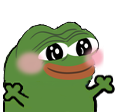 pepeblushhugleft emoji