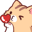7791nekocatkissheart emoji