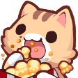 1960nekocatpopcorn emoji