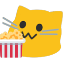 Blob_Cat_popcorn emoji