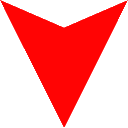 RedArrowDown emoji