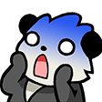 pandascared emoji