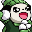 Panda_Snowball_Fight emoji