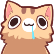 nekocatdroolstupid emoji