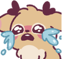 DeerCry emoji