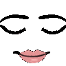 Blinkingrobloxface emoji