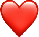 iosredheart emoji