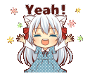 nh_gif_shironeko_yeah emoji