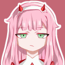 ZeroTwo_Disgusted emoji